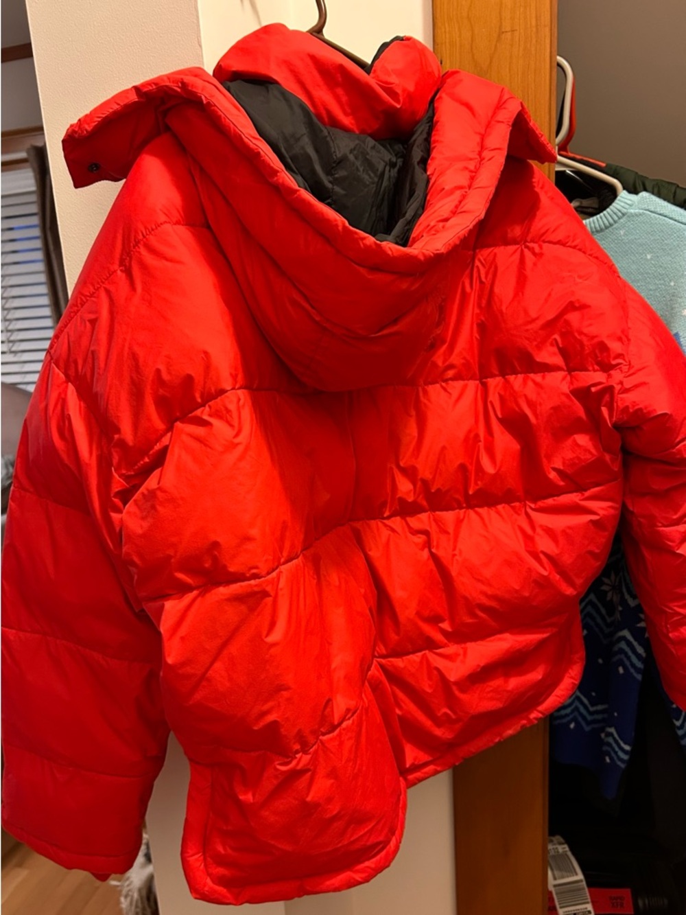 Ba&sh Red Puffer Jacket - Picture 4 of 4